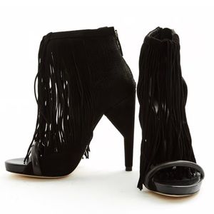 Alexander Wang Zip Dree Fringe Pumps